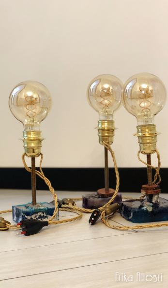 Mechanic-L-amp lampade in resina by Ki-Keyra